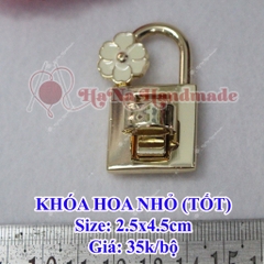 Khoá Hoa Tốt (Size Nhỏ Màu Đen, Vàng)