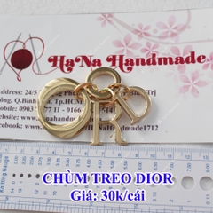 Mạc treo di-or / chùm treo dior trang trí túi