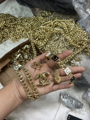 Set phụ kiện túi x quai c kim loại dập chữ