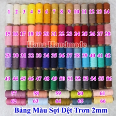 Sợi dệt trơn màu