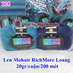 Len Mohair Richmore loang 205k/ cuộn 20gram ~ 200 mét