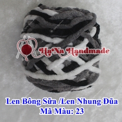 Len Bông Sữa / Len nhung đũa 90-95g (25k/cuộn)
