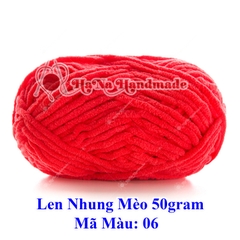 Len nhung mèo 3.5mm cuộn 50gram
