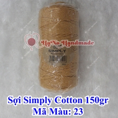 Sợi simply cotton 30k/cuộn/150gram