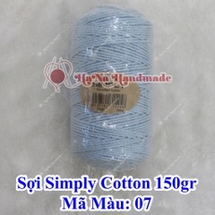 Sợi simply cotton 30k/cuộn/150gram