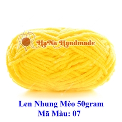 Len nhung mèo 3.5mm cuộn 50gram