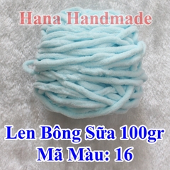 Len Bông Sữa / Len nhung đũa 90-95g (25k/cuộn)