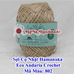 Sợi Cọ Nhật Hamanaka Eco Andaria Crochet