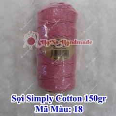 Sợi simply cotton 30k/cuộn/150gram