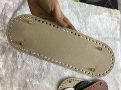 Tấm đế da pu đục lỗ Size 10cm x30cm (80k/cái)