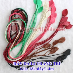 Dây da lá trang trí/ dây thắt lưng