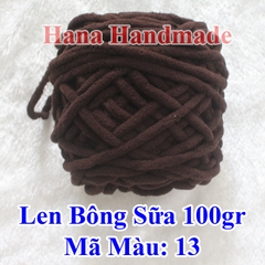 Len Bông Sữa / Len nhung đũa 90-95g (25k/cuộn)