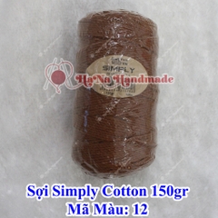 Sợi simply cotton 30k/cuộn/150gram