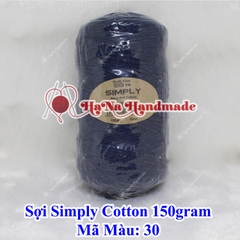 Sợi simply cotton 30k/cuộn/150gram