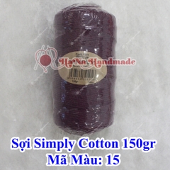 Sợi simply cotton 30k/cuộn/150gram