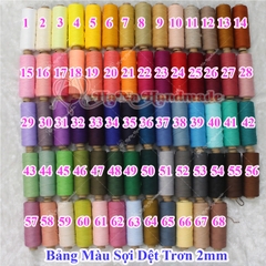 Sợi dệt trơn màu