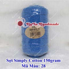 Sợi simply cotton 30k/cuộn/150gram