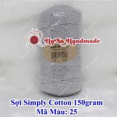 Sợi simply cotton 30k/cuộn/150gram