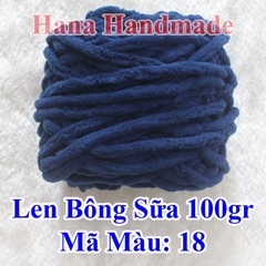 Len Bông Sữa / Len nhung đũa 90-95g (25k/cuộn)