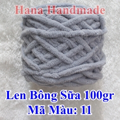 Len Bông Sữa / Len nhung đũa 90-95g (25k/cuộn)