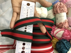 Dây đai sọc bản 2.5cm mỏng