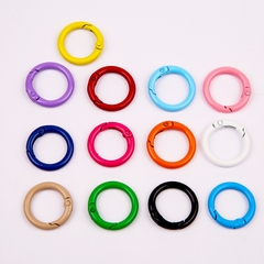 Khoen tròn mở nhiều màu 1.7cm lọt lòng ( set 2 cái)