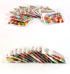 Set 150gram nút nhựa tròn mix màu và size ngẫu nhiên (khoảng 300 nút)