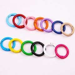 Khoen tròn mở nhiều màu 1.7cm lọt lòng ( set 2 cái)
