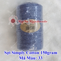 Sợi simply cotton 30k/cuộn/150gram