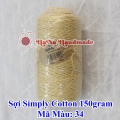 Sợi simply cotton 30k/cuộn/150gram