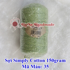 Sợi simply cotton 30k/cuộn/150gram