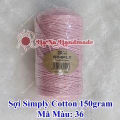 Sợi simply cotton 30k/cuộn/150gram