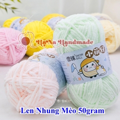 Len nhung mèo 3.5mm cuộn 50gram