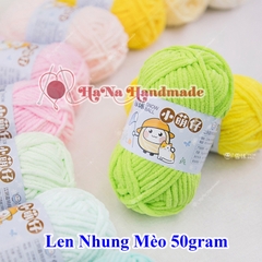 Len nhung mèo 3.5mm cuộn 50gram