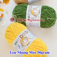 Len nhung mèo 3.5mm cuộn 50gram