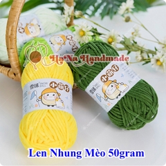 Len nhung mèo 3.5mm cuộn 50gram