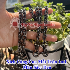 Xích càng cua mắt tròn làm dây đeo túi 110cm