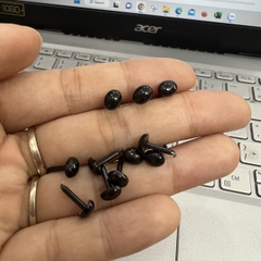 Mắt đinh oval làm thú bông handmade size nhỏ