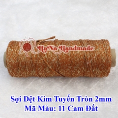 Sợi dệt kim tuyến tròn 2mm 30k/ống