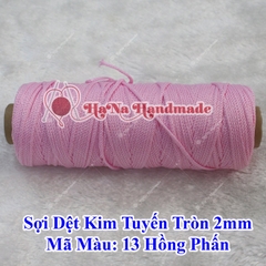 Sợi dệt kim tuyến tròn 2mm 30k/ống