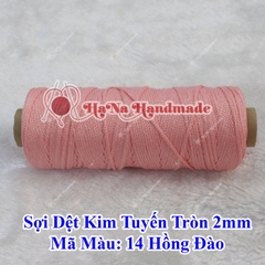 Sợi dệt kim tuyến tròn 2mm 30k/ống