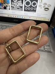 Khoen chữ nhật đúc 2cm vàng (lọt lòng) 10k/ cái