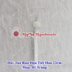 Dây tua rua họa tiết hoa trang trí 23cm