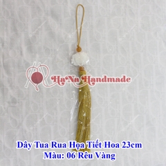Dây tua rua họa tiết hoa trang trí 23cm
