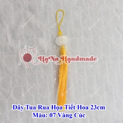 Dây tua rua họa tiết hoa trang trí 23cm