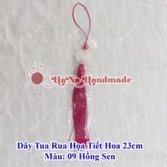 Dây tua rua họa tiết hoa trang trí 23cm