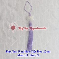 Dây tua rua họa tiết hoa trang trí 23cm