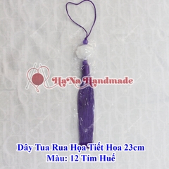 Dây tua rua họa tiết hoa trang trí 23cm