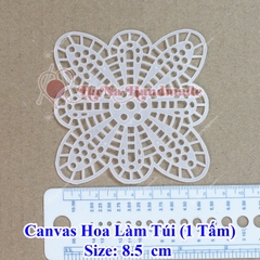 Canvas hoa làm túi (1 tấm)
