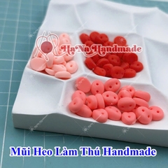 Mũi heo làm thú handmade 8x10mm- set 5 cái